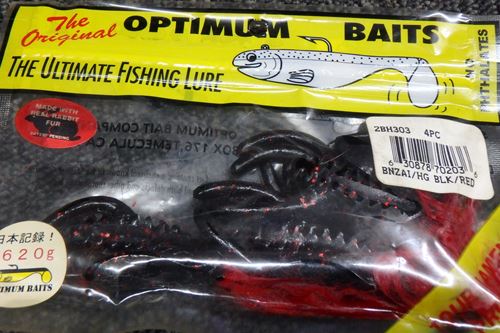 OPTIMUM BAITS 2BH303#BNZAI-HG BLK/RED